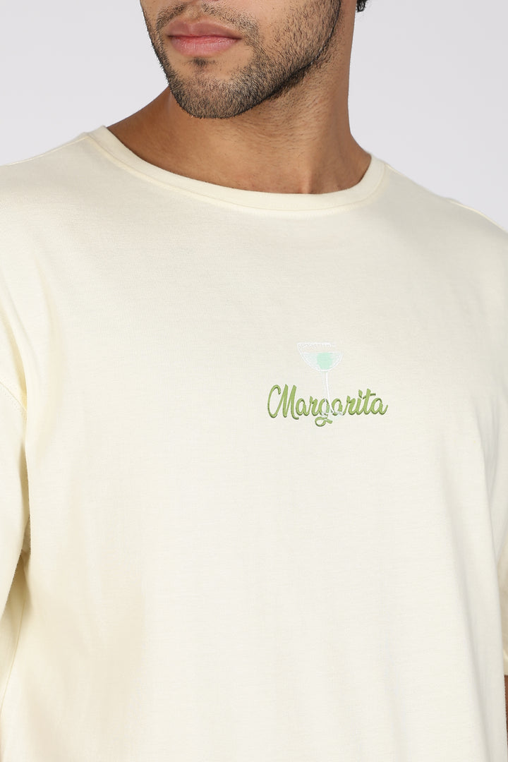 The Margarita: Cream Oversized T-shirt