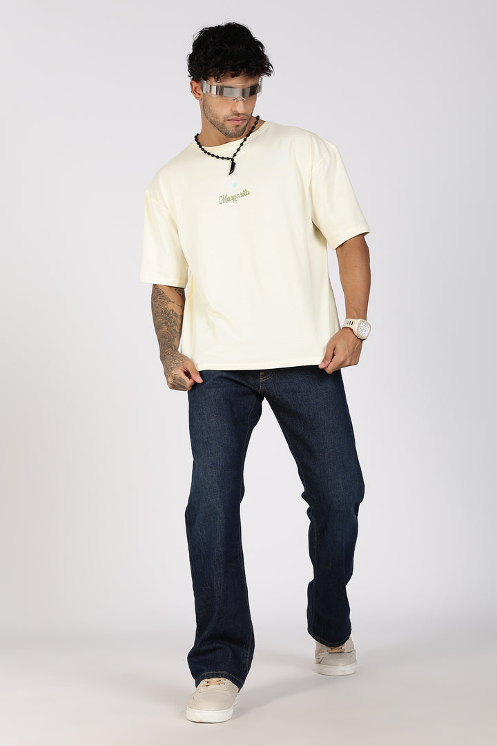 The Margarita: Cream Oversized T-shirt