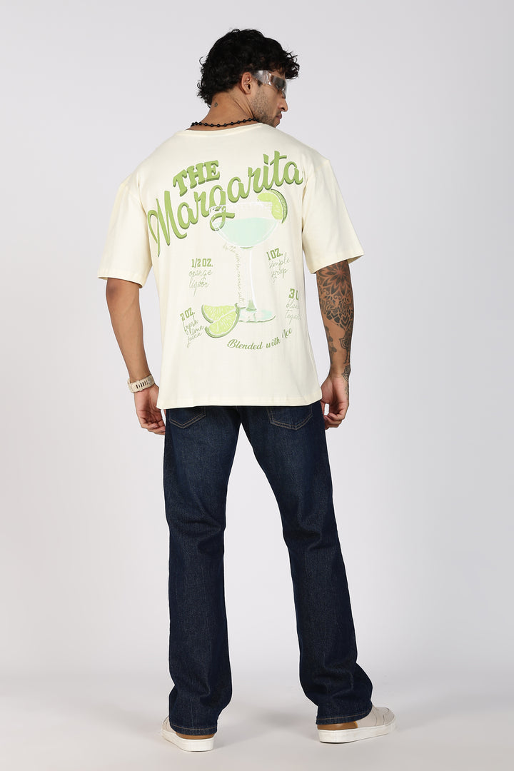 The Margarita: Cream Oversized T-shirt