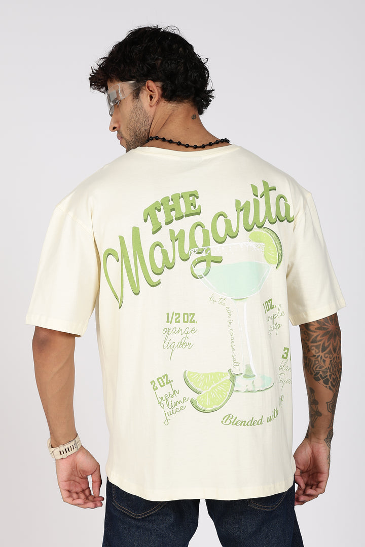 The Margarita: Cream Oversized T-shirt