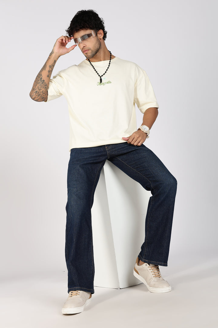 The Margarita: Cream Oversized T-shirt