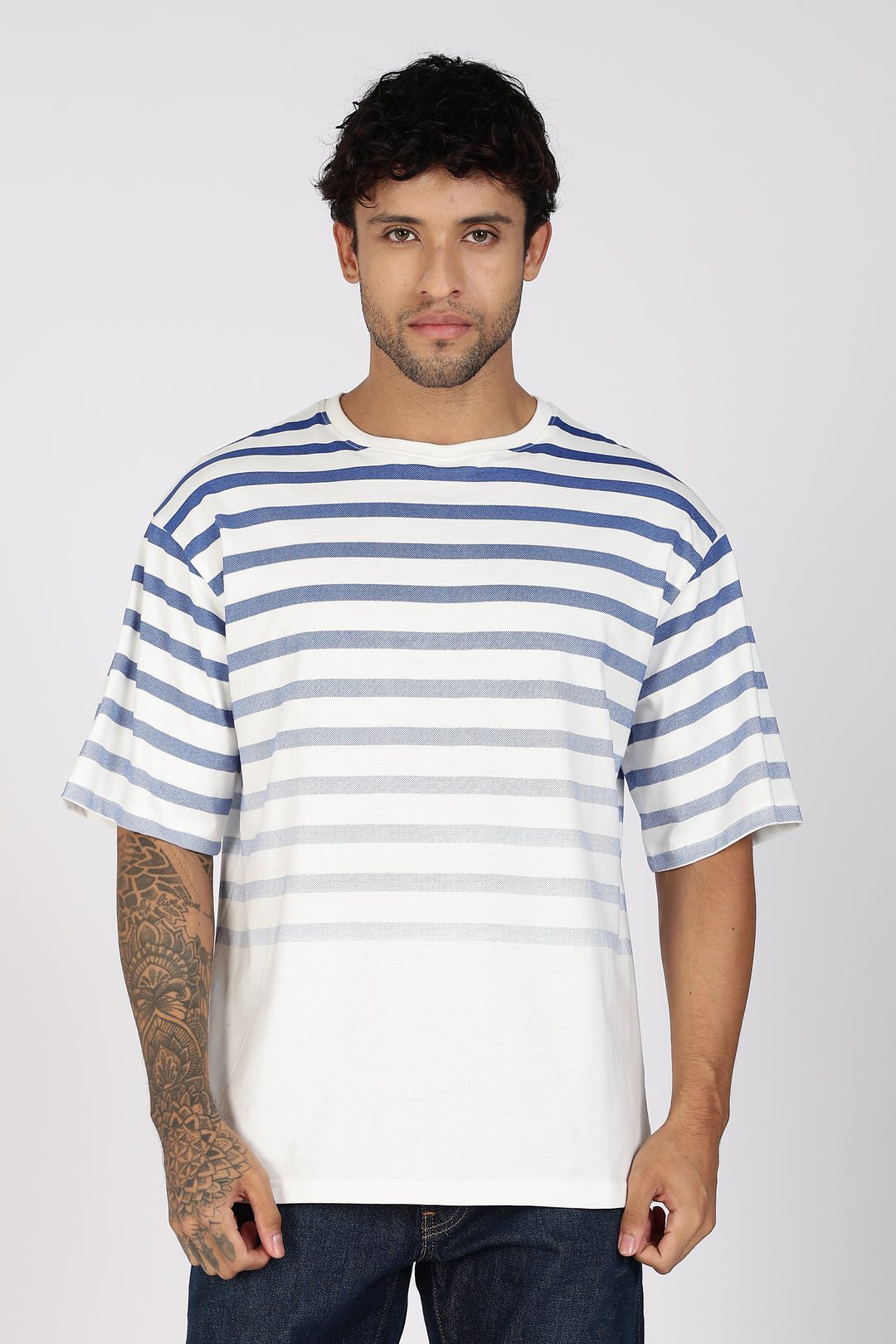 Stripes Gradient : Oversized T-shirt