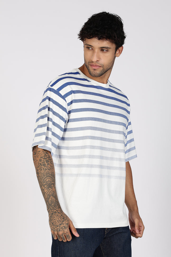 Stripes Gradient : Oversized T-shirt