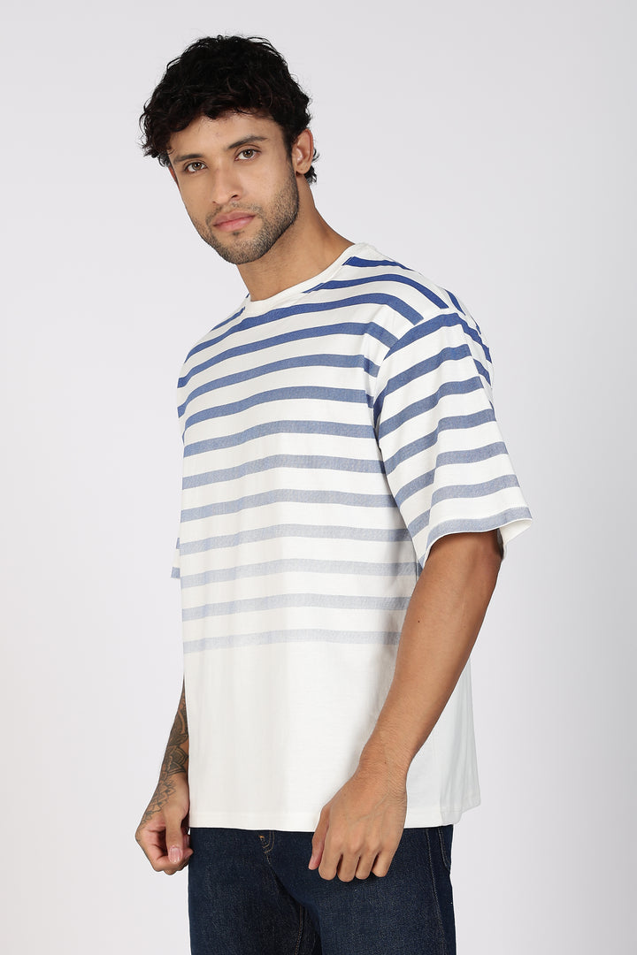 Stripes Gradient : Oversized T-shirt