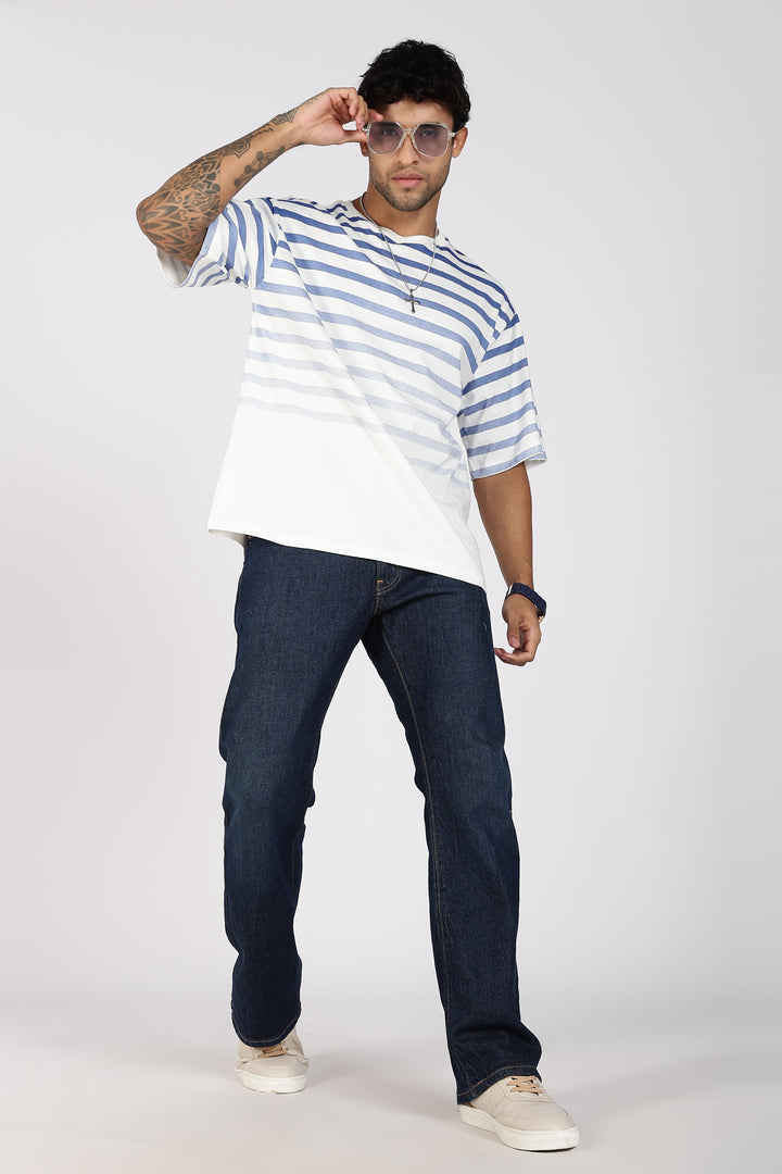 Stripes Gradient : Oversized T-shirt