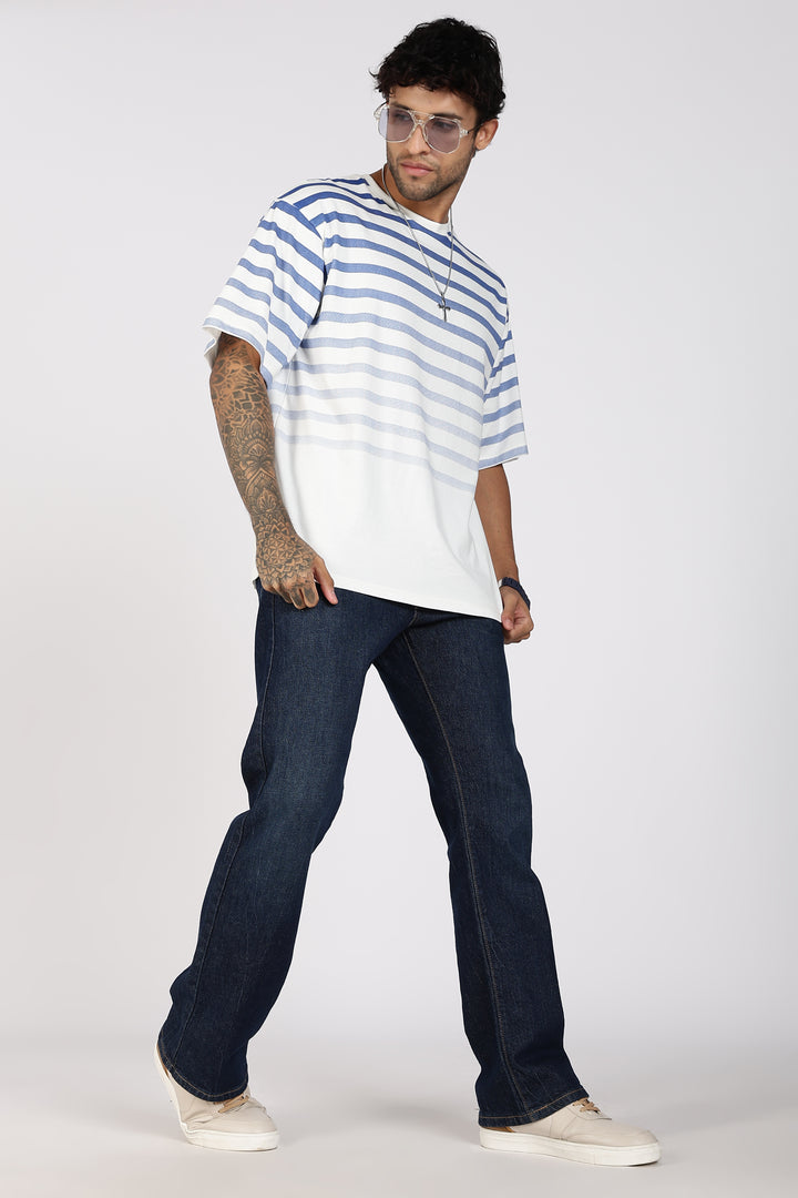 Stripes Gradient : Oversized T-shirt