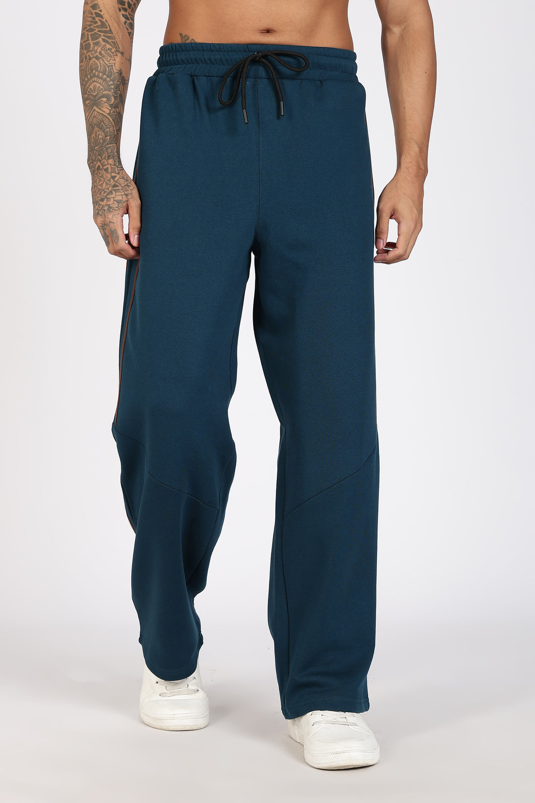 Brown Stripes: Korean Fit Joggers