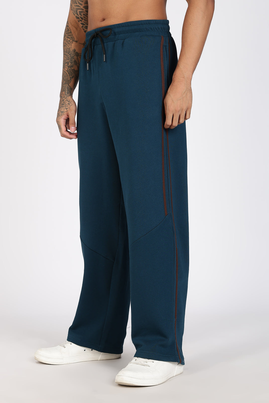Brown Stripes: Korean Fit Joggers