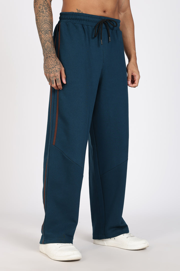 Brown Stripes: Korean Fit Joggers
