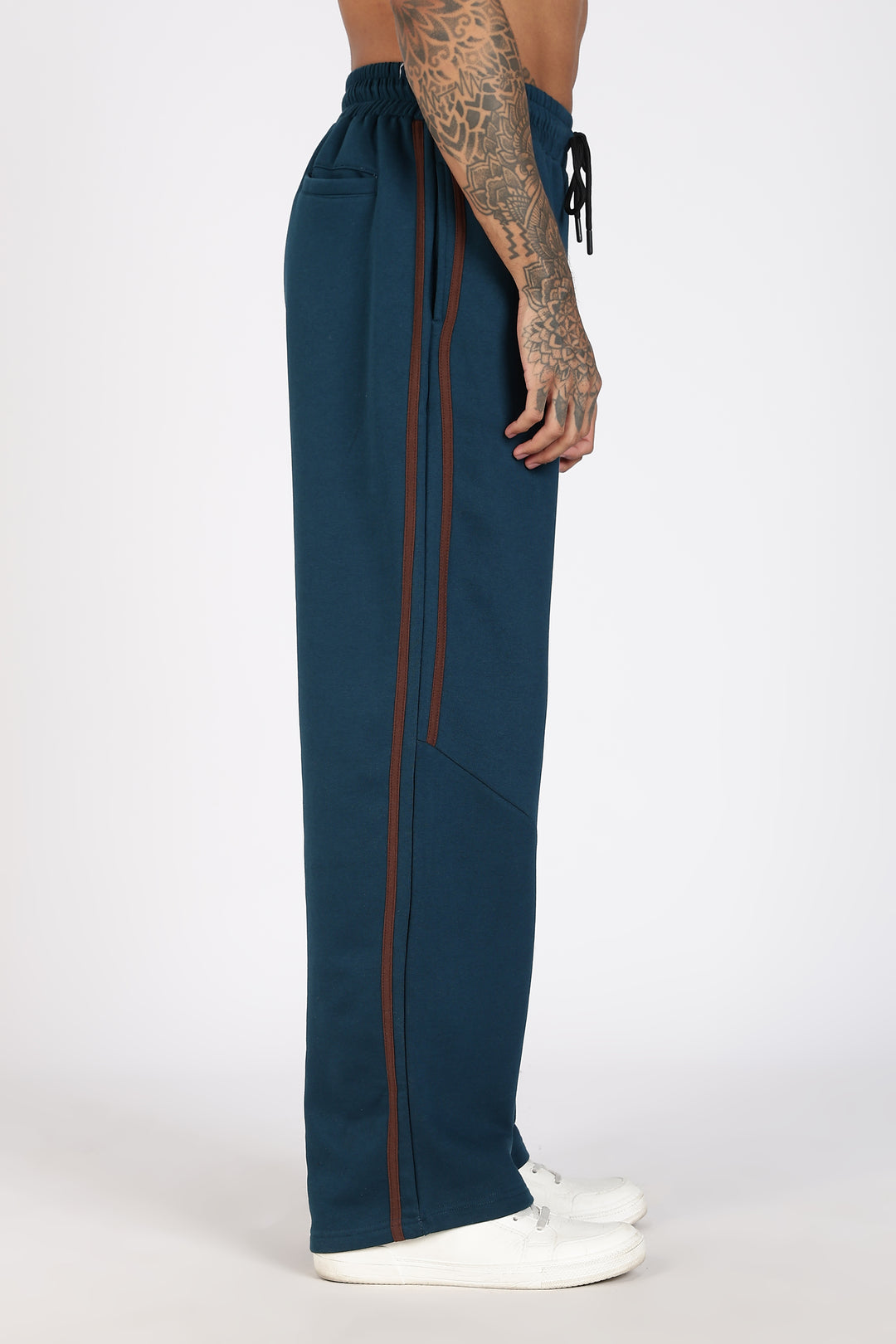 Brown Stripes: Korean Fit Joggers