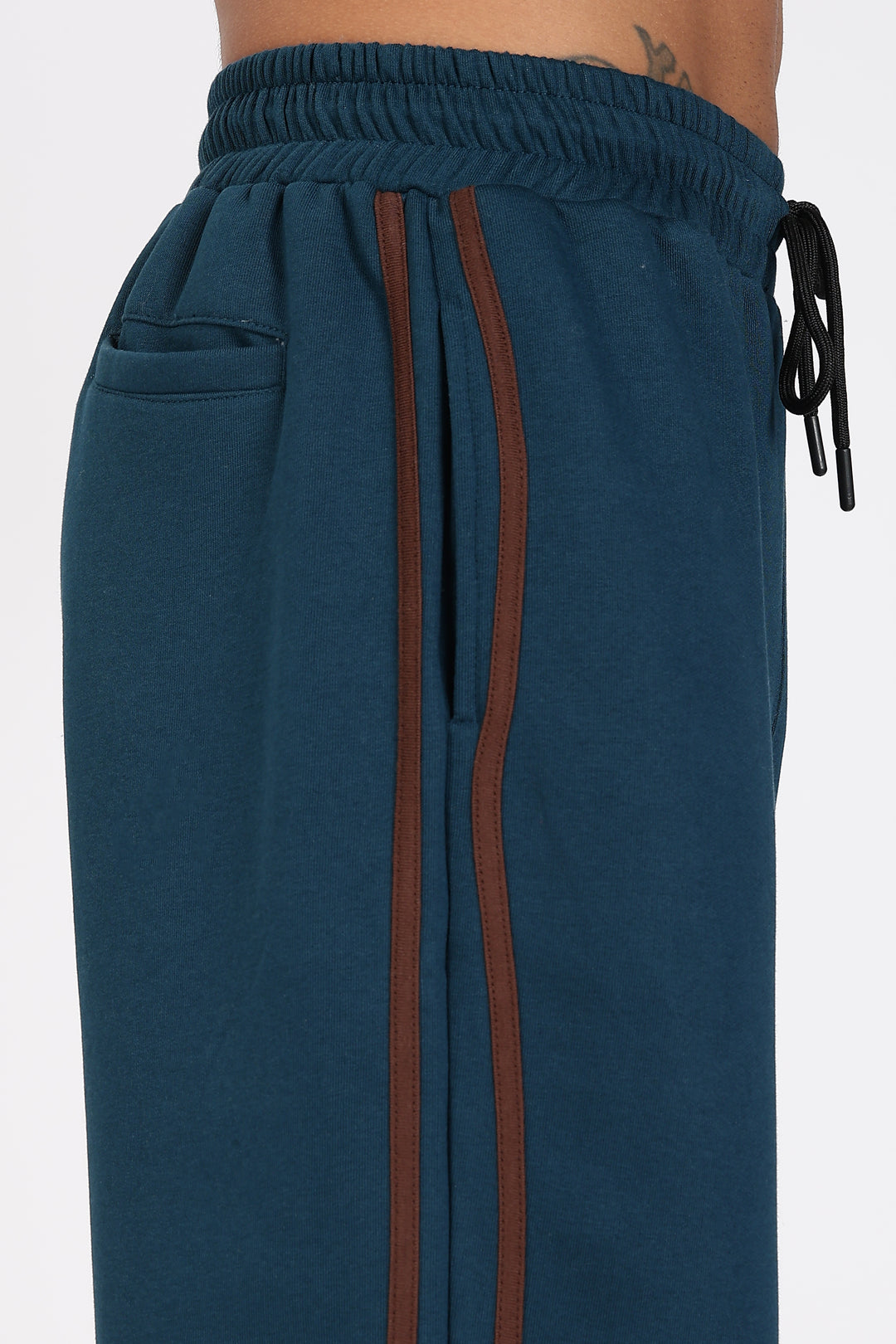 Brown Stripes: Korean Fit Joggers