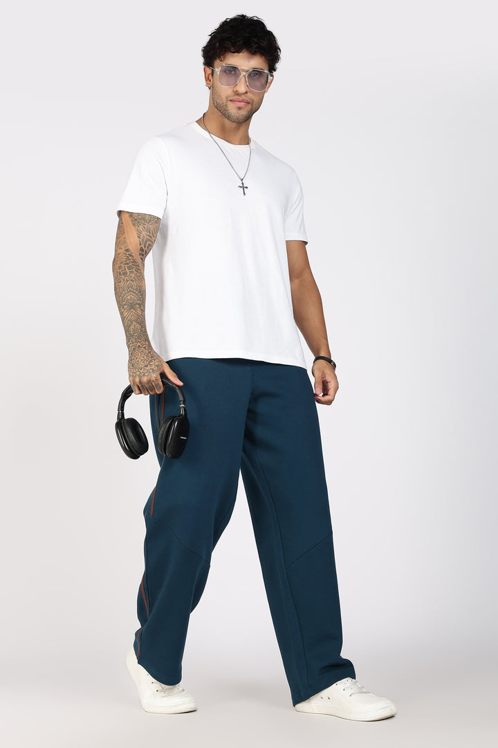 Brown Stripes: Korean Fit Joggers