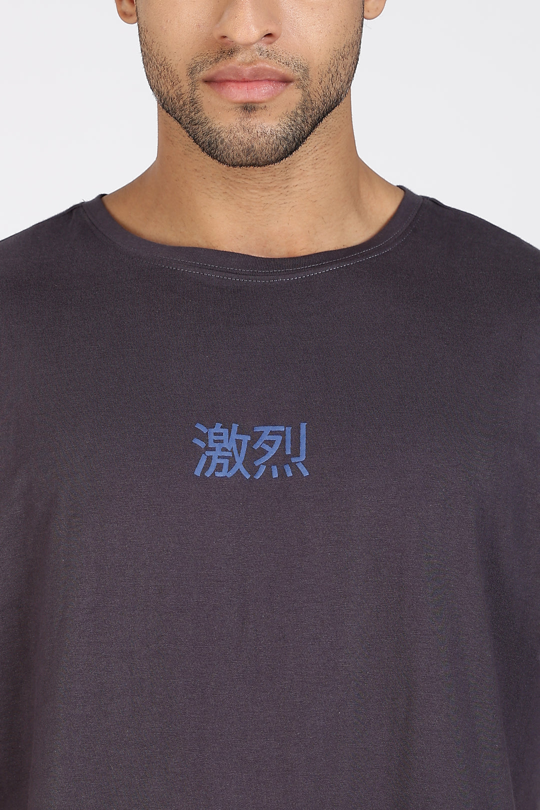 Japanese Dragon: Grey Oversized T-shirt