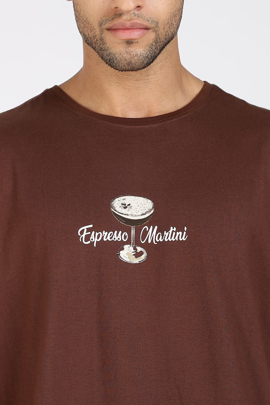 Espresso Martini: Brown Oversized T-shirt