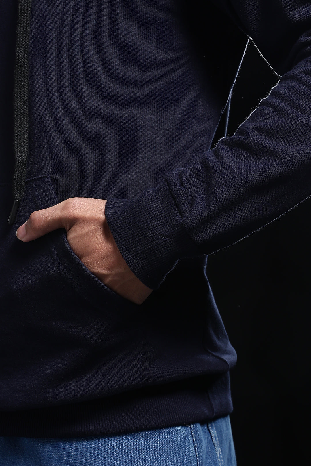 Solids: Navy Blue Hoodie