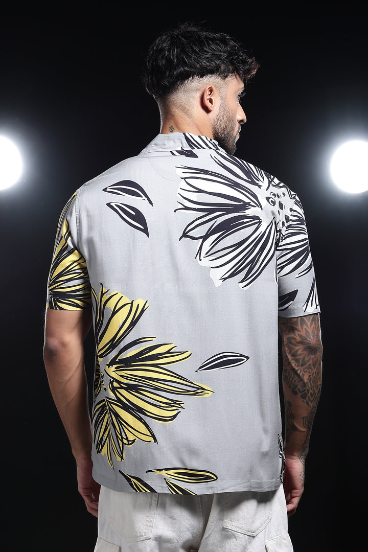 Dusky Flower Cuban Shirt