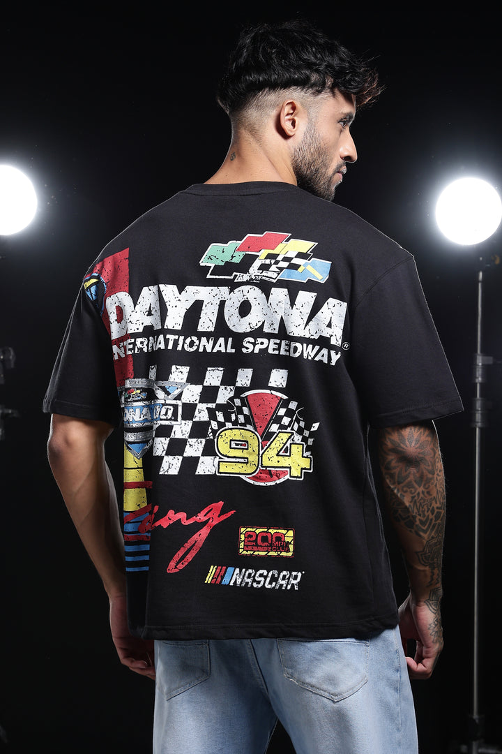 Nascar: Oversized Black T-shirt