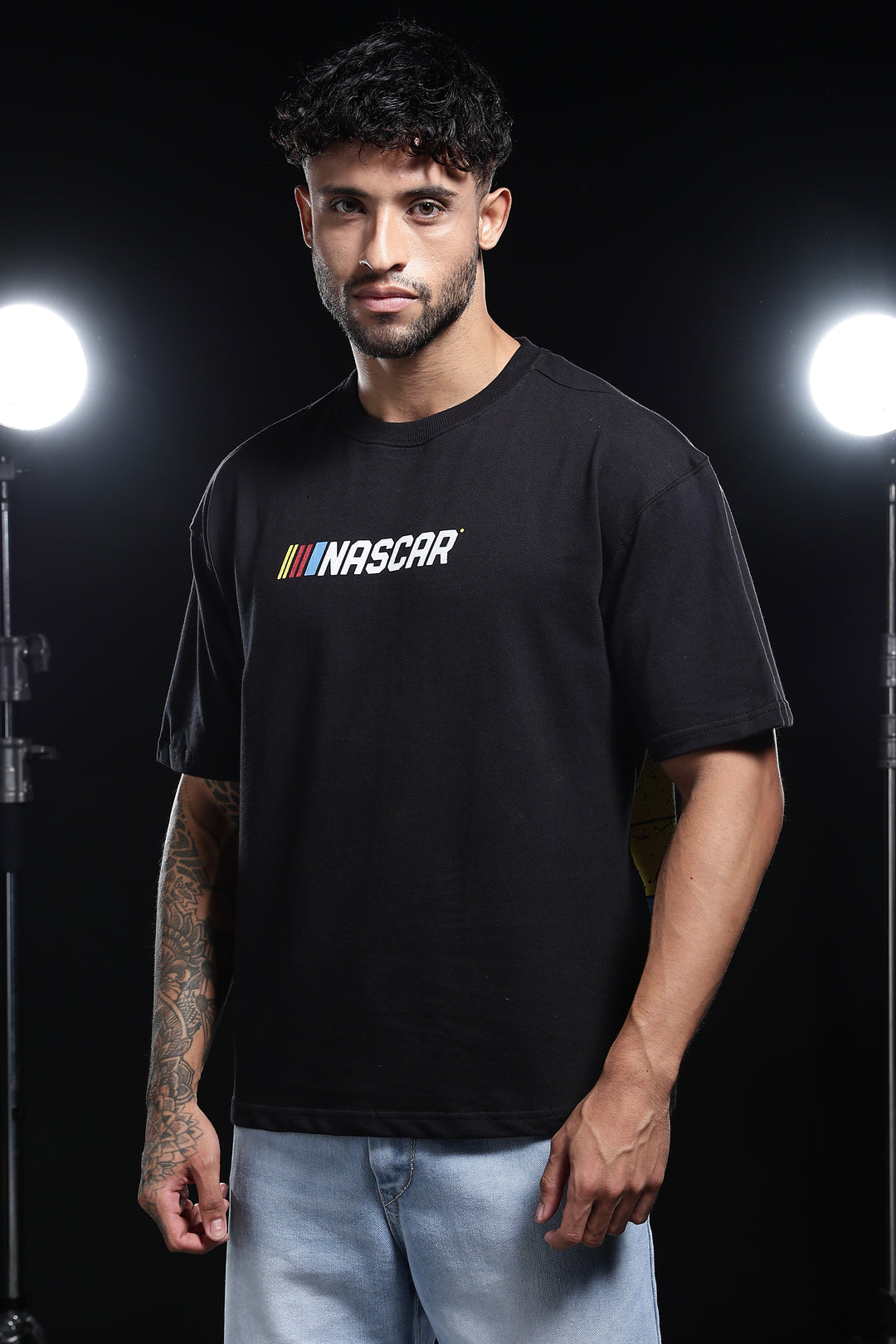 Nascar: Oversized Black T-shirt