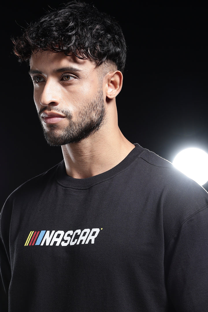 Nascar: Oversized Black T-shirt