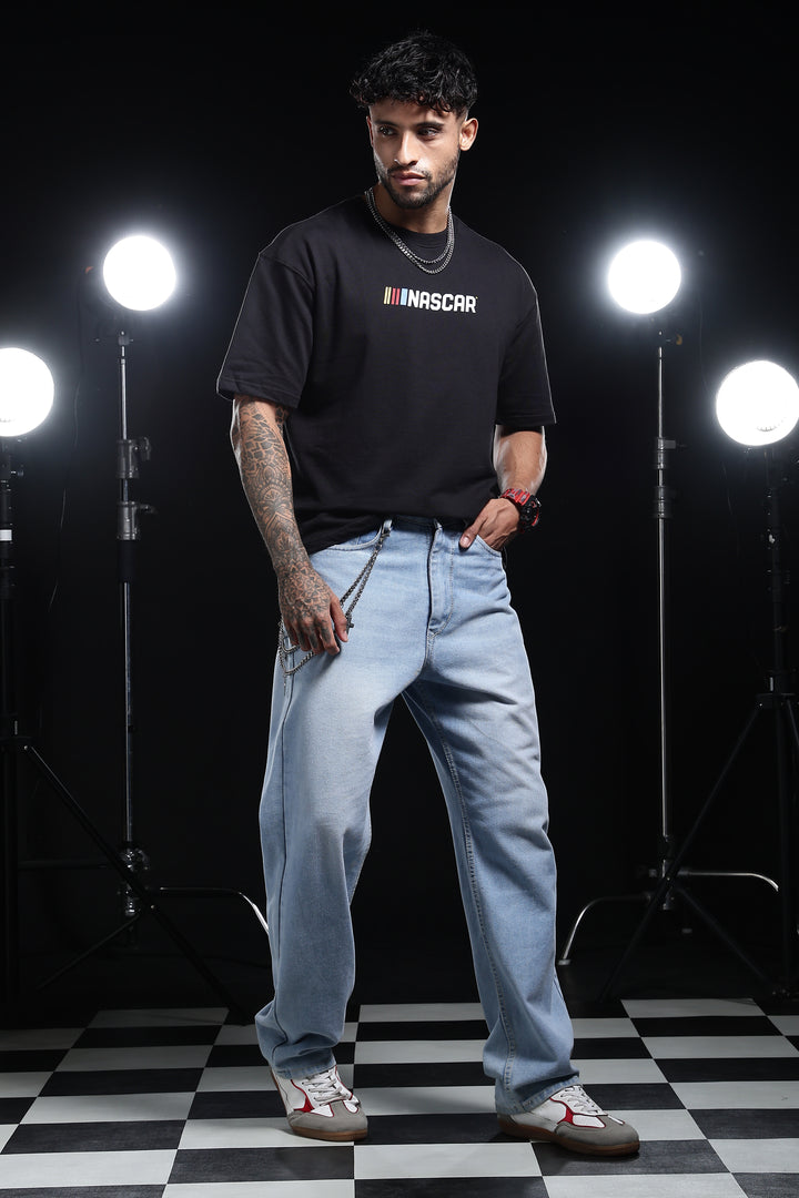 Nascar: Oversized Black T-shirt