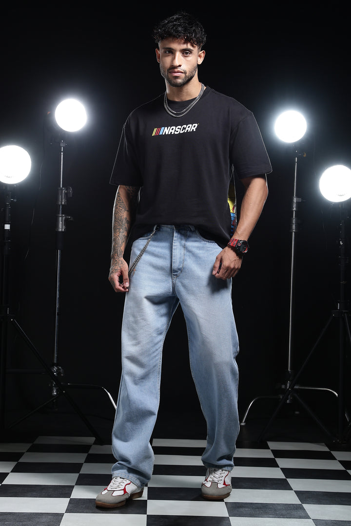 Nascar: Oversized Black T-shirt