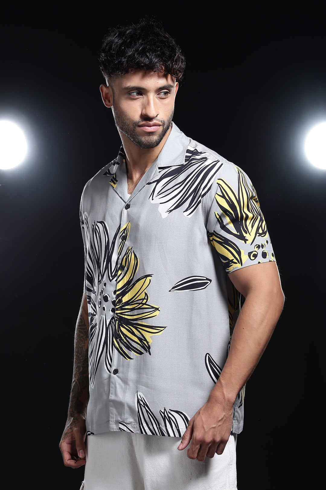 Dusky Flower Cuban Shirt