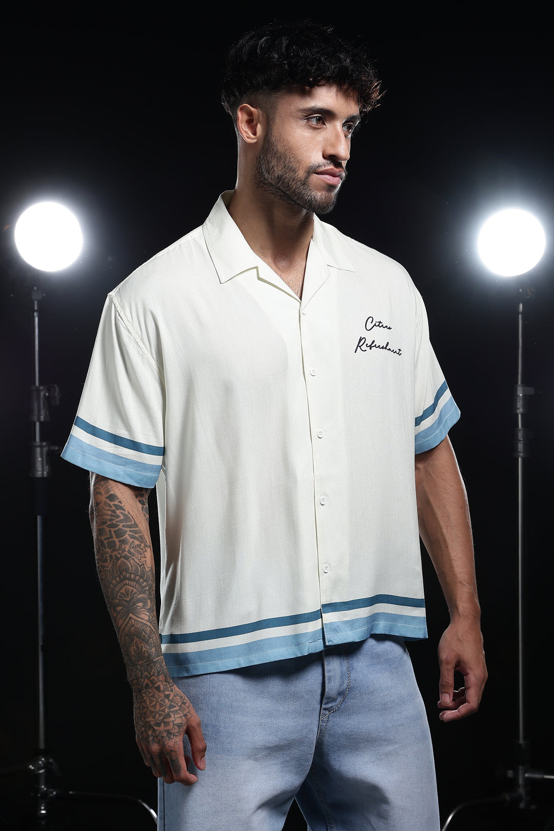 Citrus: Boxy Oversized Cuban Shirt