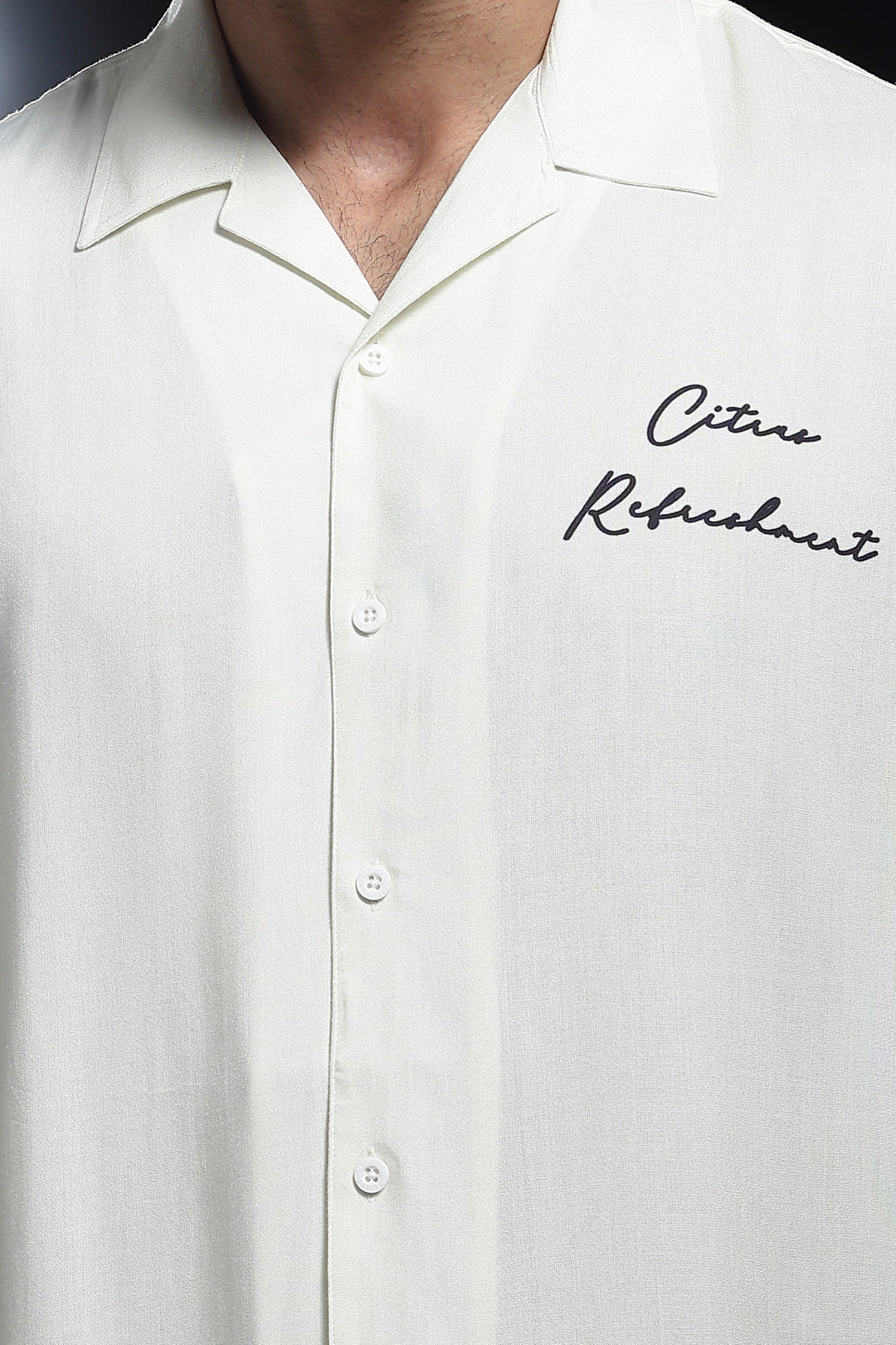 Citrus: Boxy Oversized Cuban Shirt