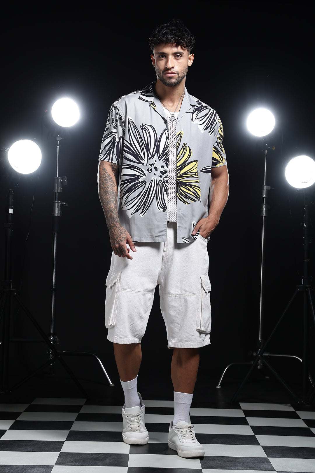 Dusky Flower Cuban Shirt