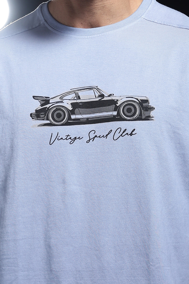 Ninty-9: Dyed Turquoise Oversized T-shirt