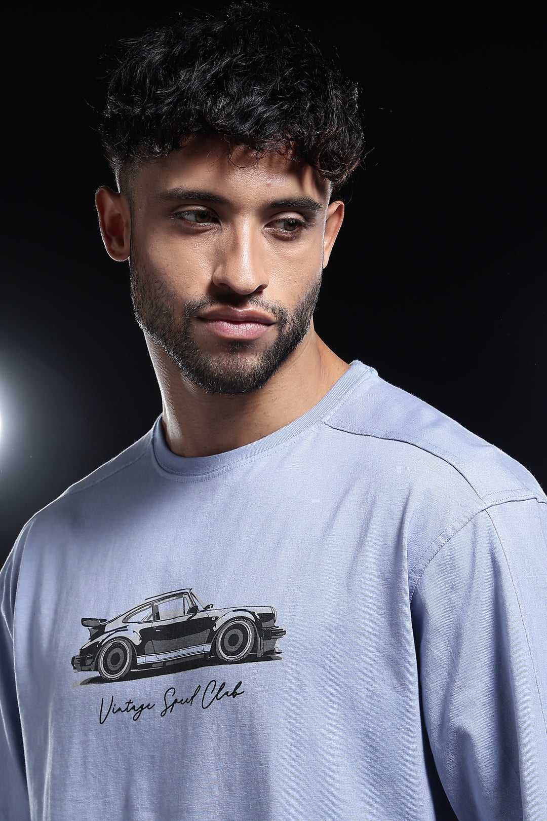 Ninty-9: Dyed Turquoise Oversized T-shirt