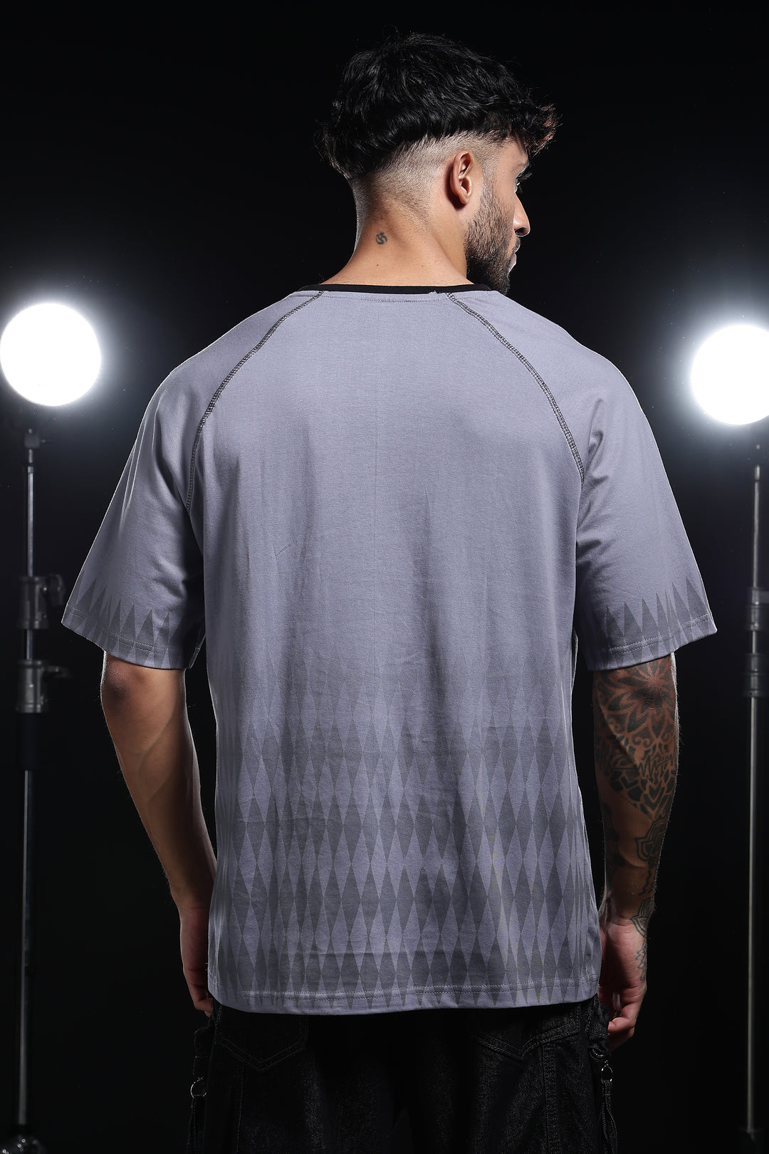 Social Hype: Grey Oversized T-shirt