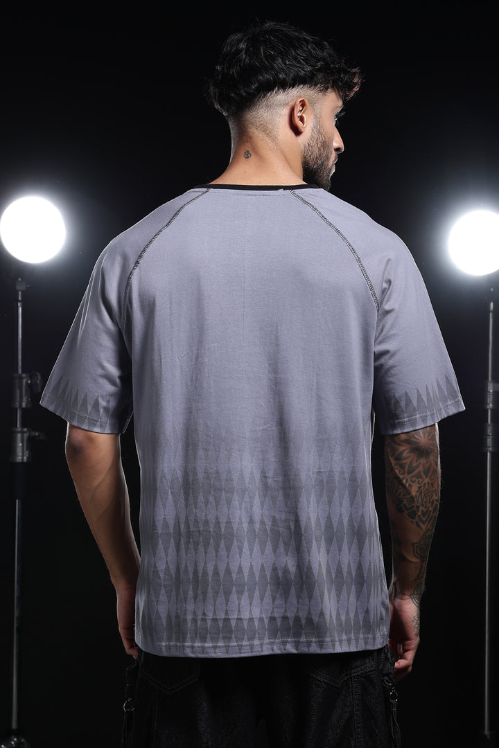 Social Hype: Grey Oversized T-shirt
