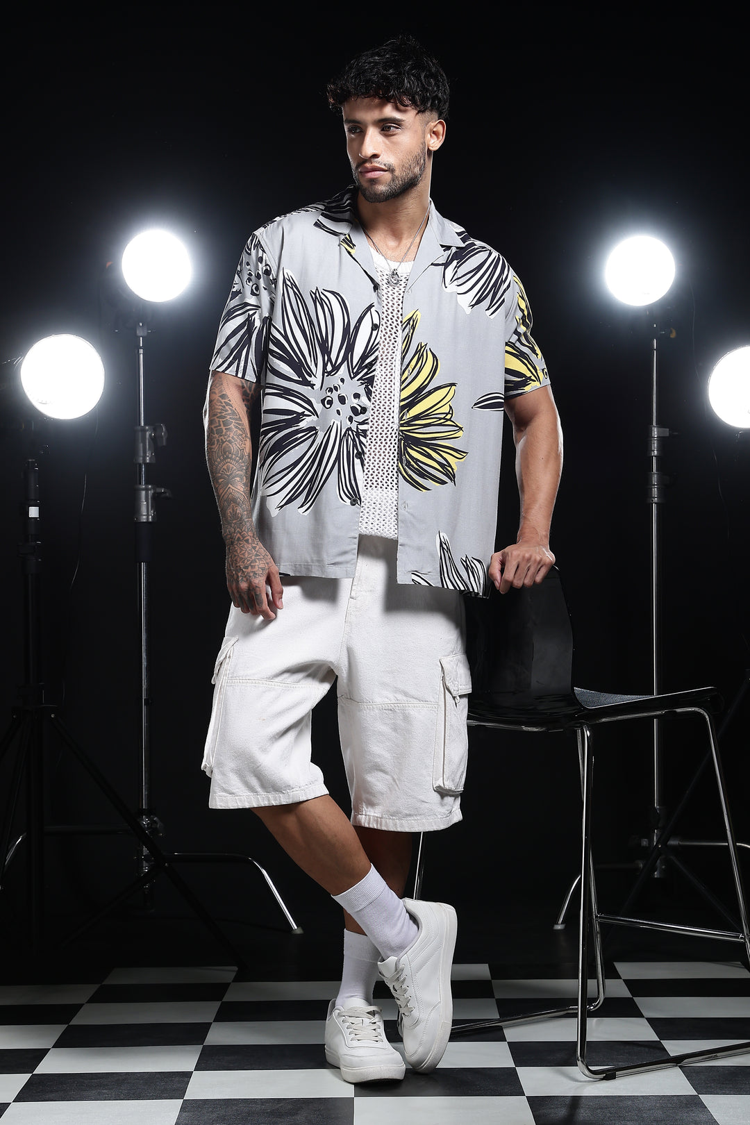 Dusky Flower Cuban Shirt