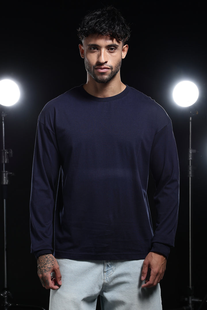 Solids: Navy Oversized T-shirt