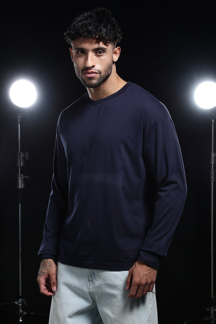 Solids: Navy Oversized T-shirt