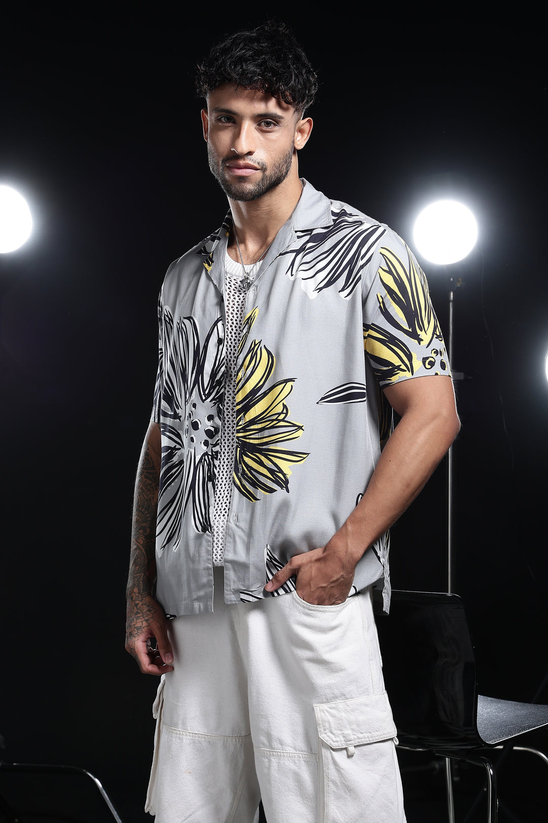 Dusky Flower Cuban Shirt