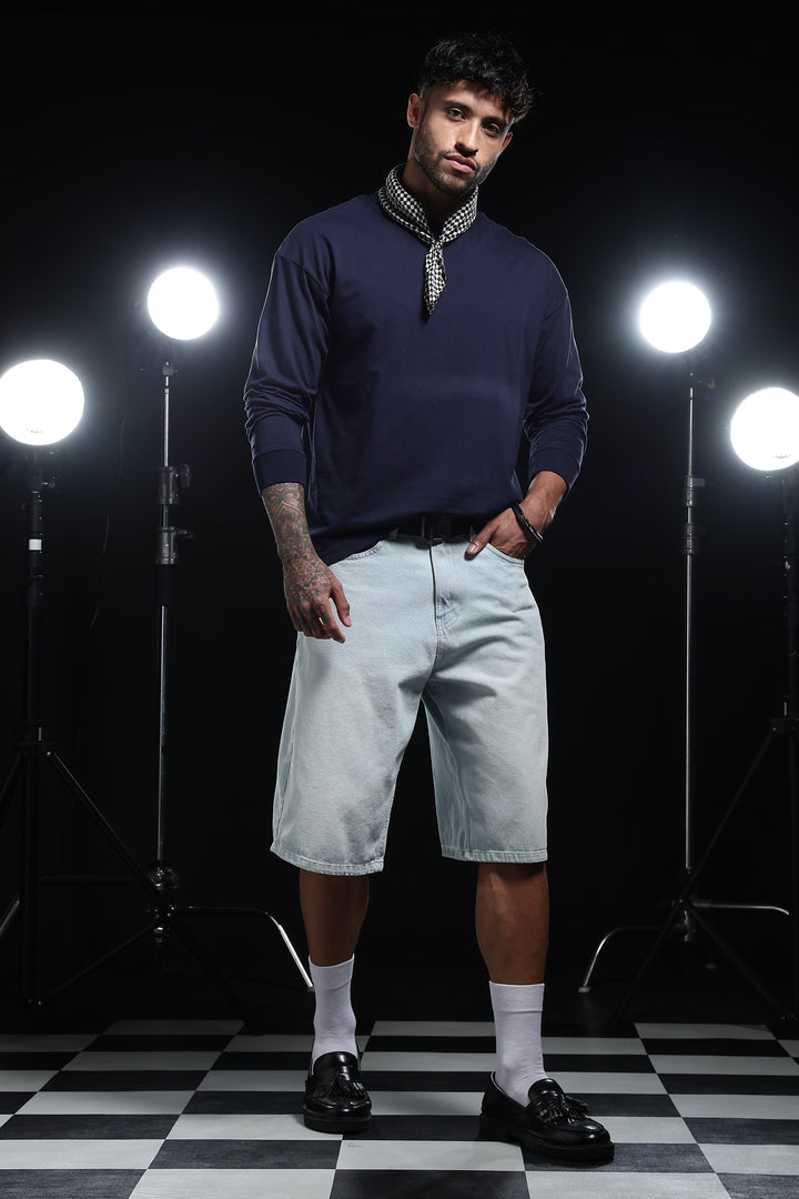 Solids: Navy Oversized T-shirt
