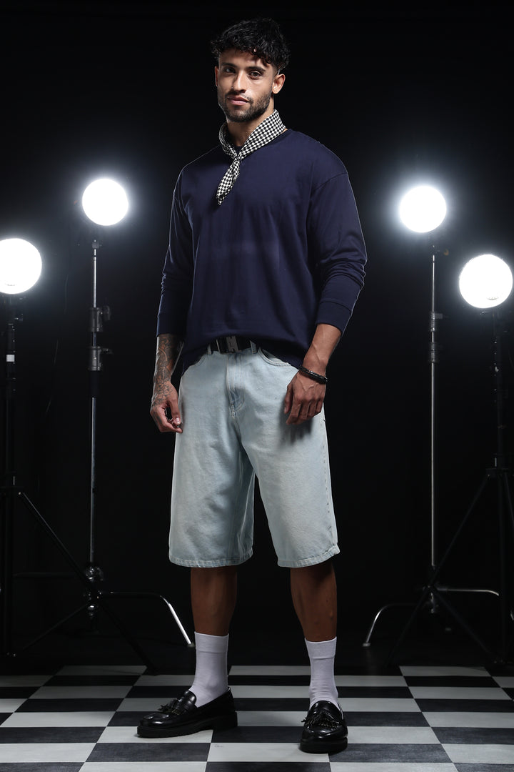 Solids: Navy Oversized T-shirt
