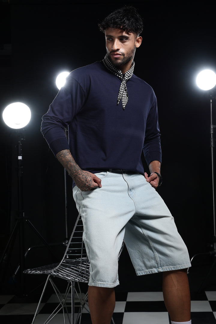 Solids: Navy Oversized T-shirt