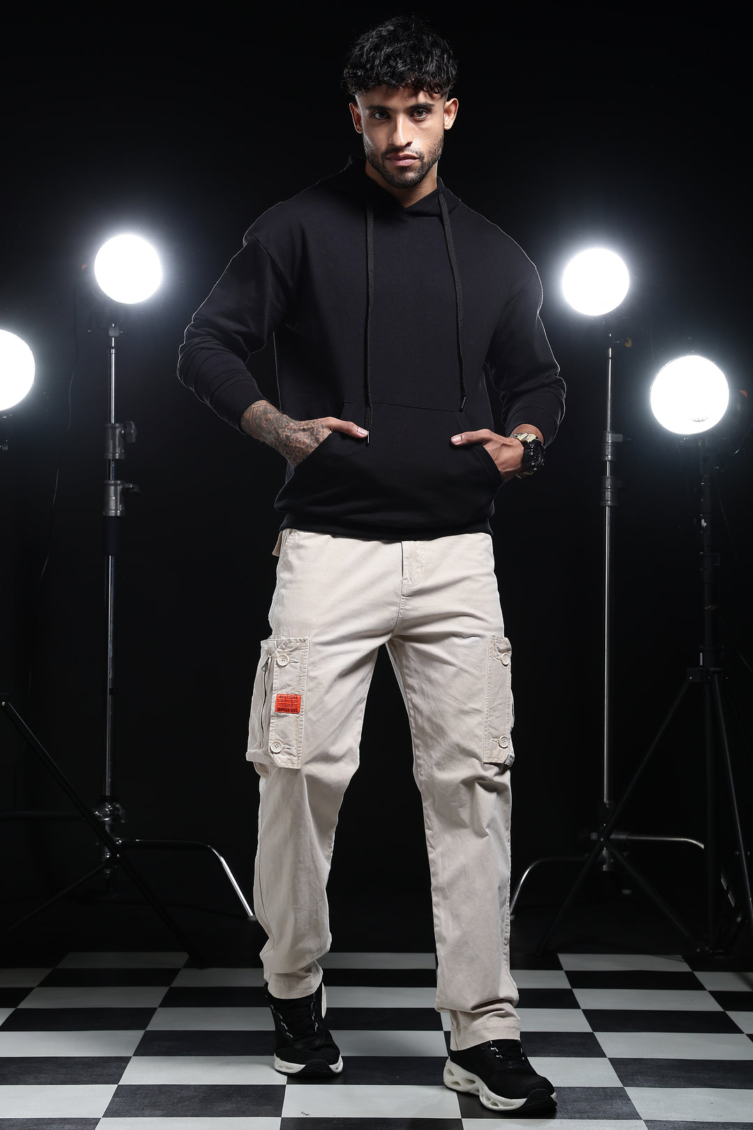 Solids: Black Hoodie