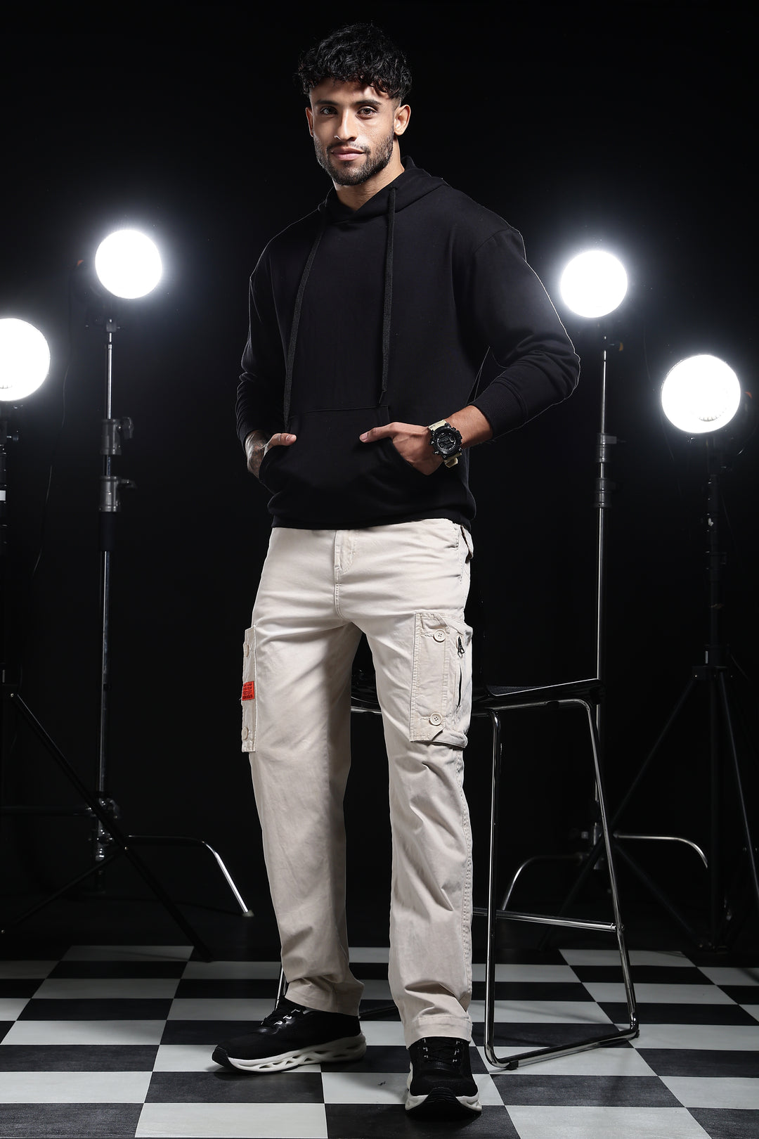 Solids: Black Hoodie