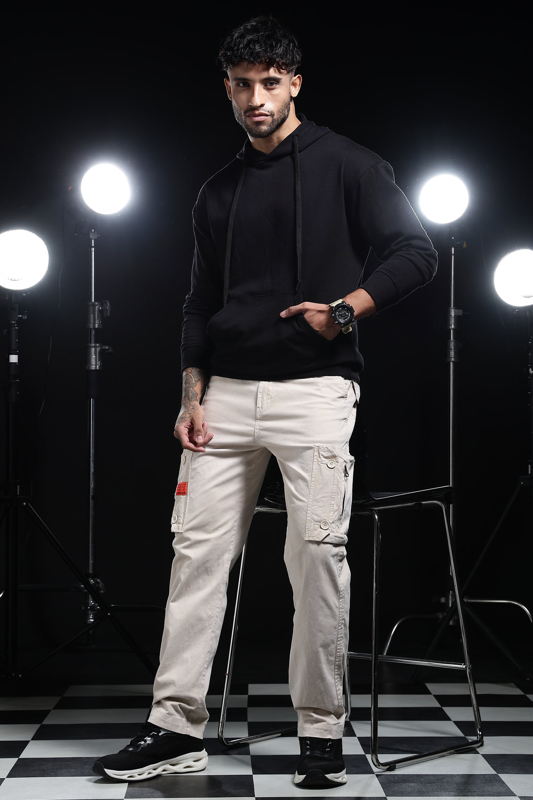 Solids: Black Hoodie