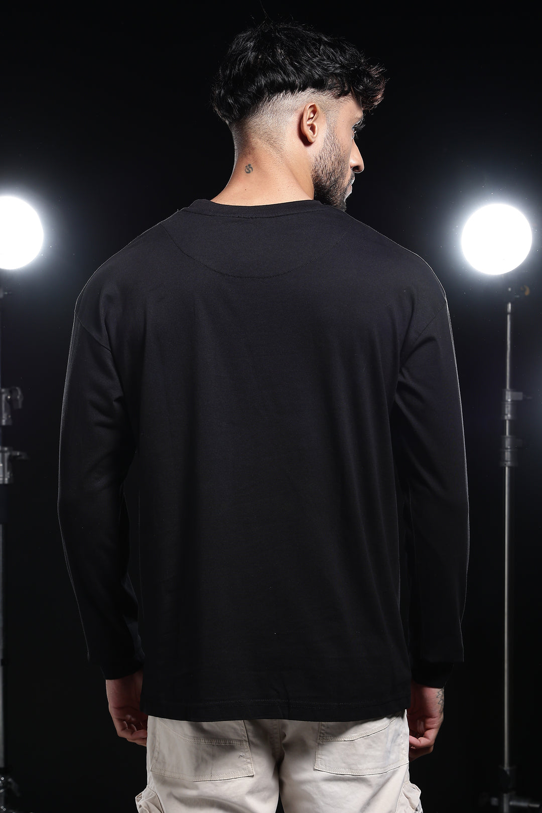Solids: Black Oversized T-shirt