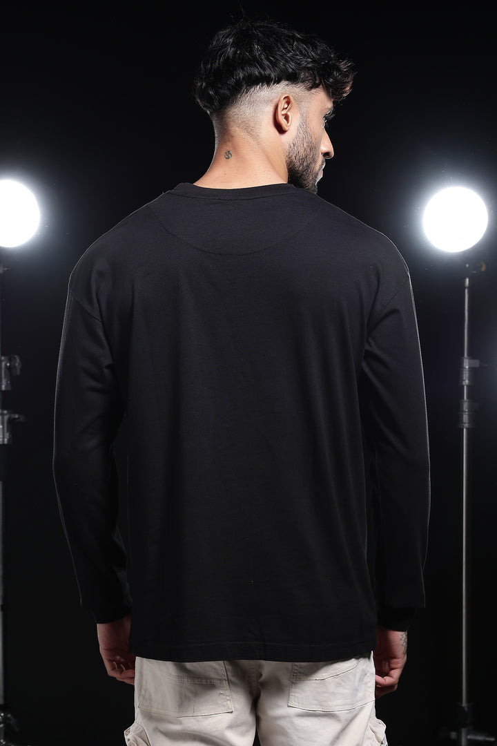 Solids: Black Oversized T-shirt