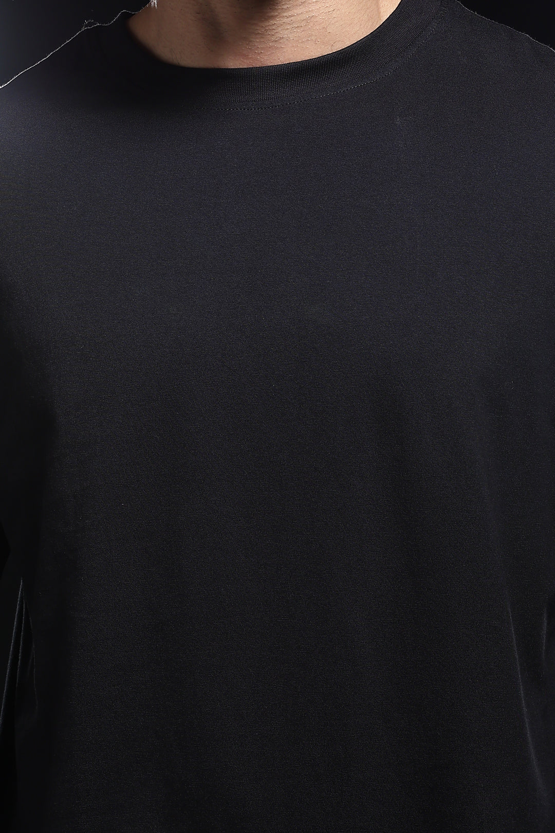 Solids: Black Oversized T-shirt