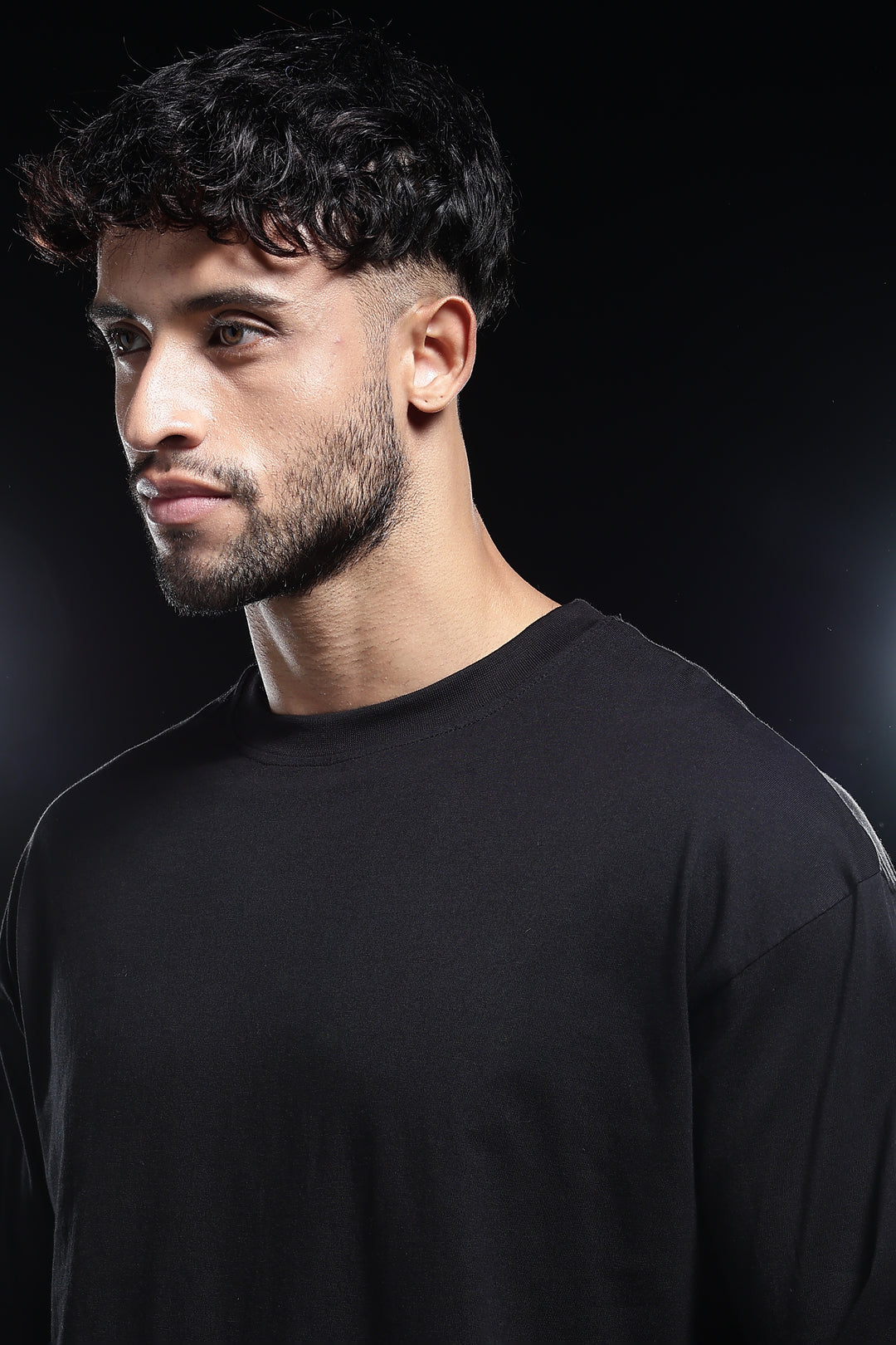 Solids: Black Oversized T-shirt