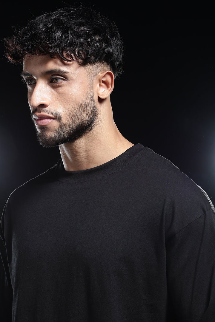 Solids: Black Oversized T-shirt
