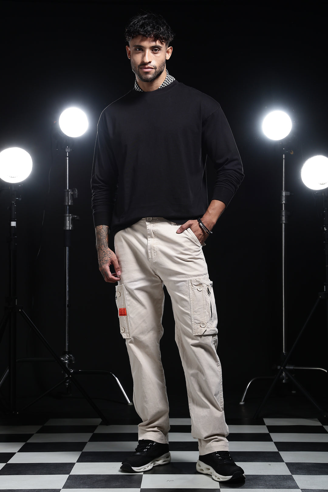 Solids: Black Oversized T-shirt