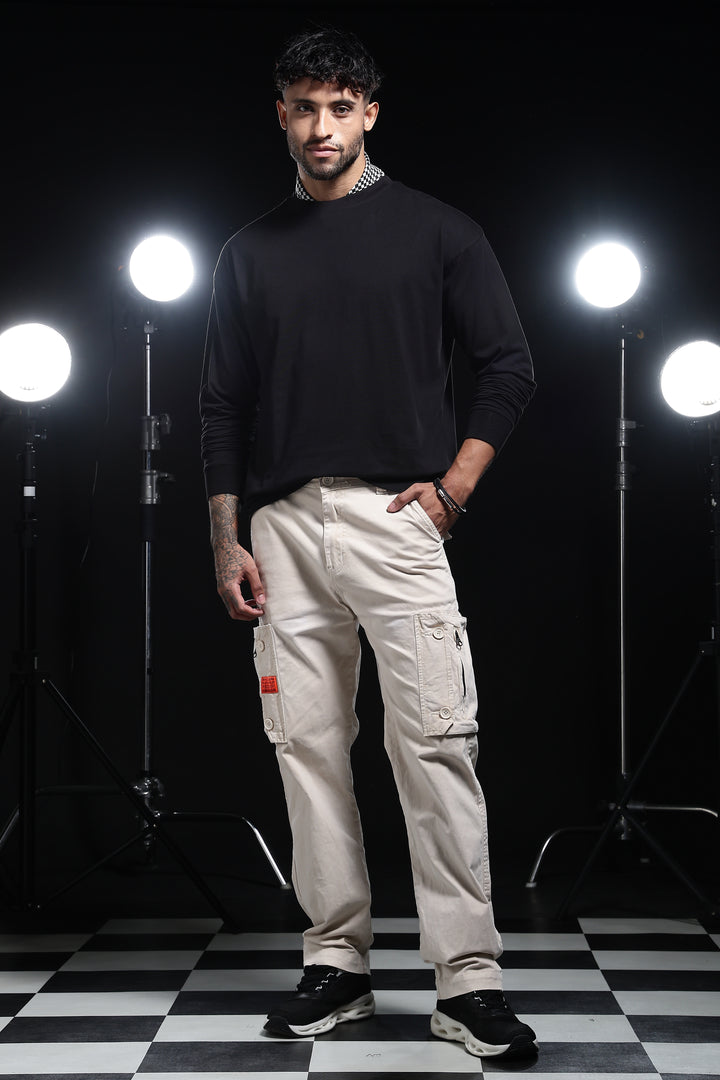 Solids: Black Oversized T-shirt